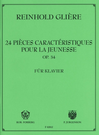 24 Pices caracteristiques pour la jeunesse op.34 fr Klavier