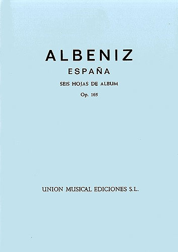 Espana op.165 6 pieces from the album for piano