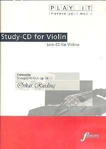 Konzert D-Dur op.36 Lern-CD fr Violine mit der Klavierbegleitung in 3 Tempi