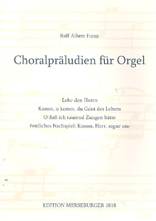 Choralprludien fr Orgel