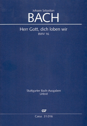 Herr Gott, dich loben wir Kantate Nr.16 BWV16 Klavierauszug (dt/en)