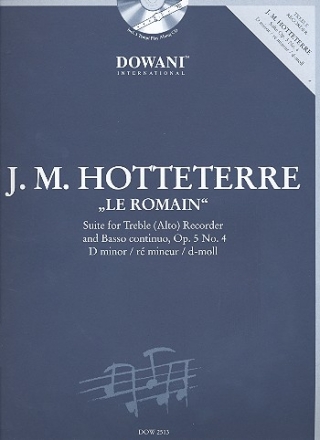 Suite d-Moll op.5,4 (+CD) fr Altblockflte und Bc
