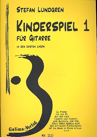 Kinderspiel Band 1 fr Gitarre