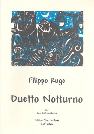 Duetto Notturno fr 2 Altblockflten Spielpartitur