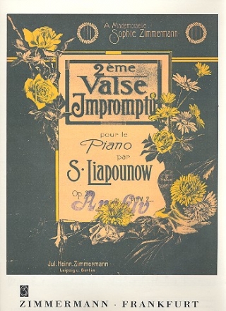 Valse-Impromptu Nr.2 op.29 fr Klavier Verlagskopie