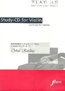 Concertino a-Moll op.21 fr Violine und Orchester Playalong-CD mit Klavierbegleitung
