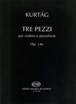 3 Pezzi op.14e fr Violine und Klavier