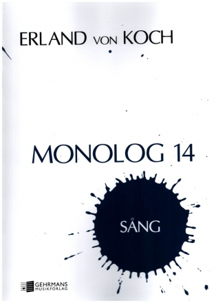 Monolog no. 14 for voice solo