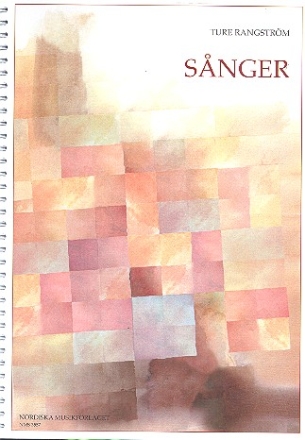 Sanger Lieder fr Singstimme und Klavier (schwed)