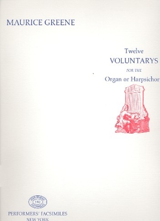 12 Voluntaries for organ or harpsichord