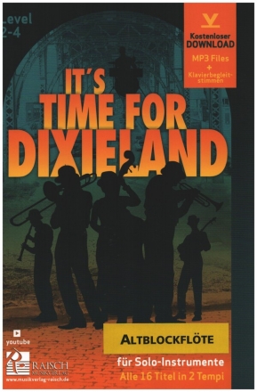 It's Time for Dixieland (+Online Audio) fr Altblockflte