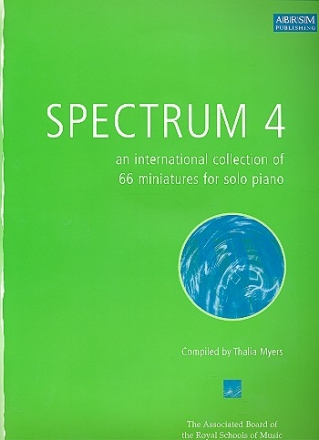 Spectrum 4 (+CD) for piano