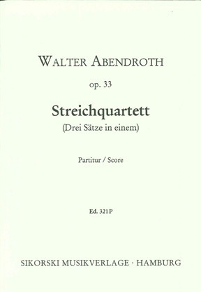 Streichquartett op.33 Studienpartitur
