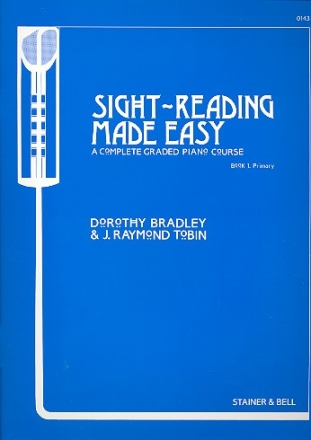 Sight-reading made easy vol.1 A complete graded piano course Tobin, J. R., Koautor