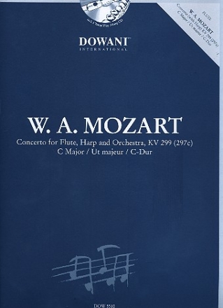 Konzert C-Dur KV299 fr Flte, Harfe und Orchester (+CD) fr Flte, Harfe und Klavier