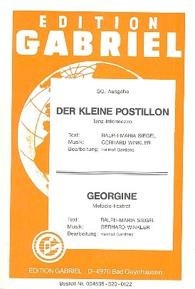 Der kleine Postillon  und Georgine: fr Salonorchester