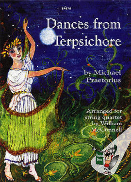 Dances from Terpsichore for string quartet, score+parts McConnell, W., arr.