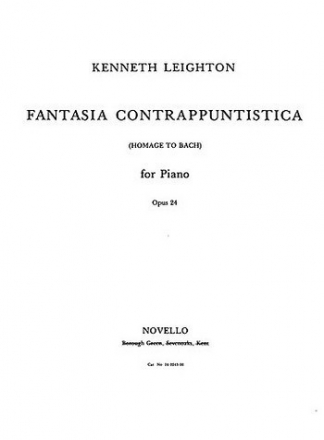 Fantasia contrappuntistica for piano