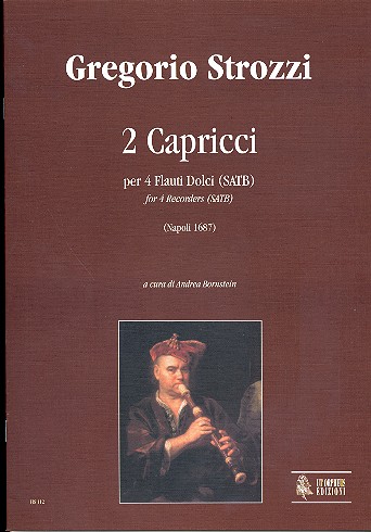 2 capricci per 4 flauti dolci (satb), partitura+parti Napoli 1687
