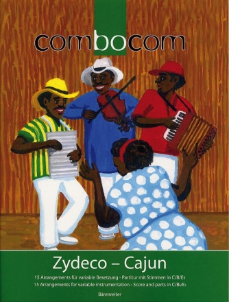 Zydeco-Cajun fr variables Ensemble Partitur und Stimmen