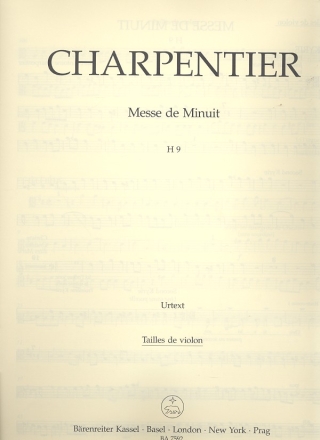 Messe de minuit H9 fr Soli, gem Chor und Orchester Viola 2 im Bratschenschlssel