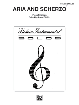 Aria et Scherzo for clarinet and piano
