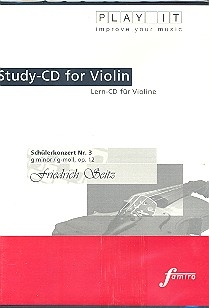 Konzert g-Moll Nr.3 op.12 fr Violine und Orchester Playalong-CD