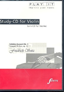 Konzert D-Dur Nr.2 op.22 fr Violine und Orchester Playalong-CD