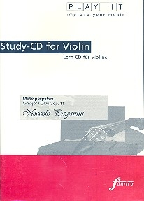 Moto perpetuo C-Dur op.11 fr Violine und Orchester Playalong-CD