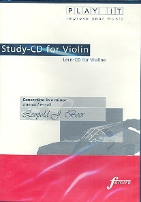 Concertino e-Moll fr Violine und Orchester Playalong-CD