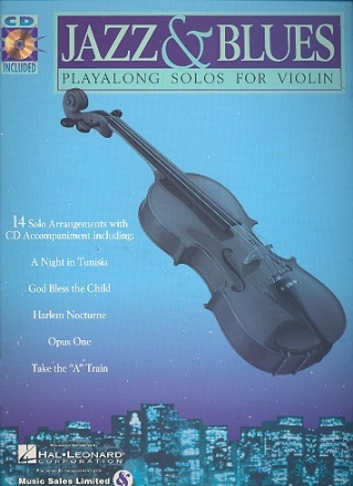 Jazz and Blues (+CD) Playalong solos for violin