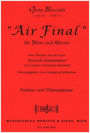 Air Final fr Flte und Klavier ber Themen aus der Oper Lucia di Lammermoor