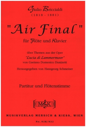 Air Final fr Flte und Klavier ber Themen aus der Oper Lucia di Lammermoor