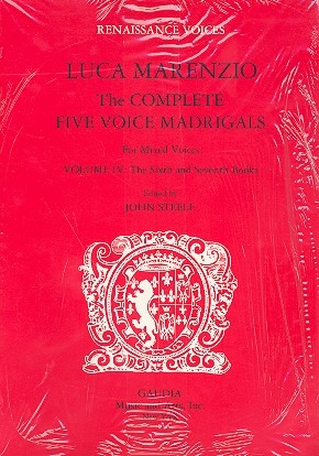 The complete 5 voice madrigals vol.4 for 5 mixed voices The sixth and seventh books