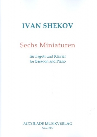 6 Miniaturen op.81 fr Fagott und Klavier