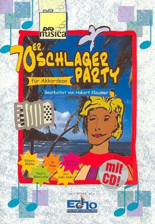 70er Schlagerparty (+CD)  fr Akkordeon