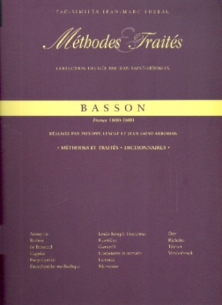 Methodes et Traites Band 4 Heft 1 pour basson