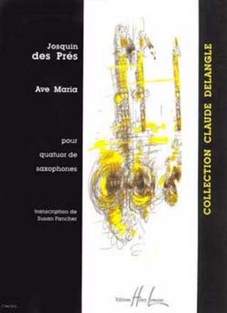 Ave Maria pour 4 saxophones (SATB) partitrion et parties