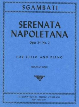 Serenata Napoletana op.24,2 for cello and piano