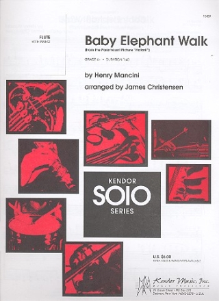 Baby Elephant Walk for flute and piano