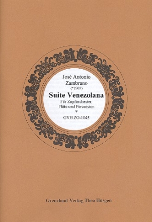 Suite Venezolana für Zupforchester, Flöte und Percussion Partitur