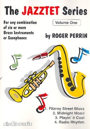 The Jazztet Series vol.1 for any combination of 6 or more brass instruments or saxophones