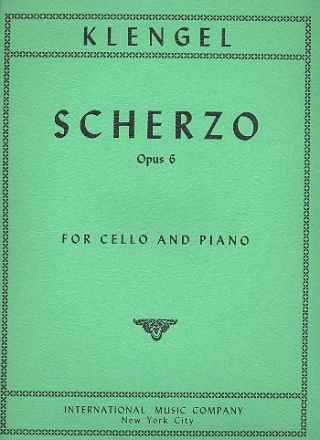 Scherzo op.6 fr Violoncello und Klavier