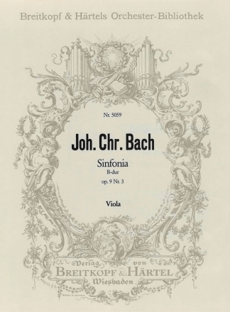 Sinfonia B-Dur op.9,3 fr Orchester Viola