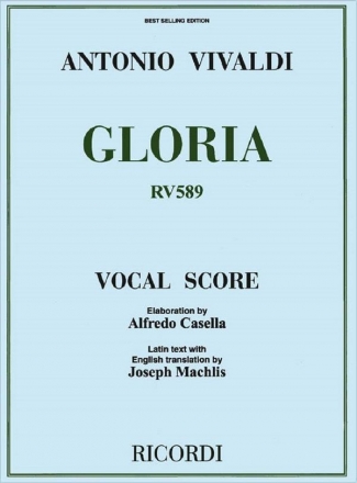 Gloria RV589 fr Soli, gem Chor und Orchester Klavierauszug (lat/eng)