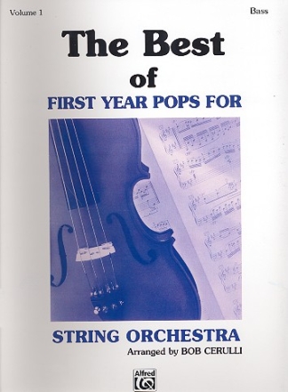 Best of first year pops vol.1: for string orchestra Bass