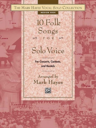 10 Folksongs for medium high voice