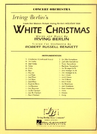 White Christmas: fr Orchester Partitur und Stimmen