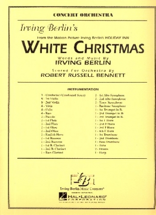 White Christmas fr Orchester Partitur und Stimmen