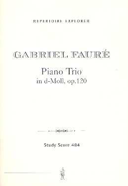 Klaviertrio d-Moll op.120 Studienpartitur 